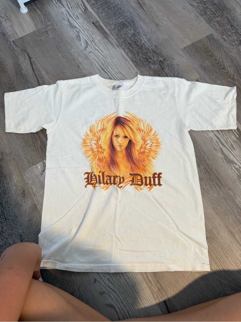 Vintage Hilary Duff Summer Tour 2005 Graphic Concert T Shirt Anvil Youth M XS